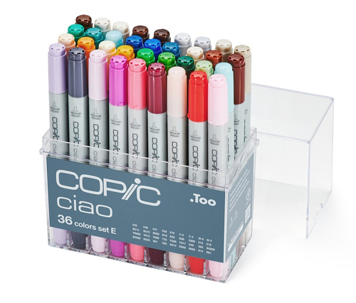 COPIC Ciao Markery Zestaw E 36 szt  -144241
