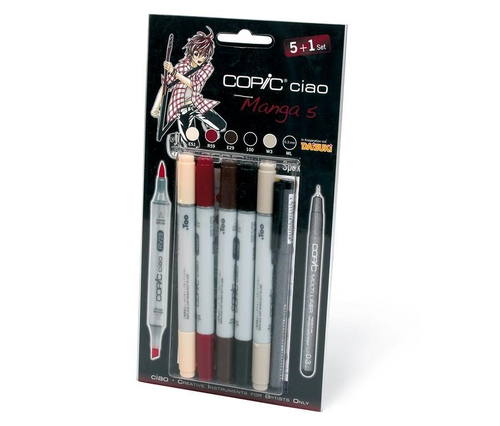 COPIC Ciao Markery Zestaw 5+1 Manga 5-144271