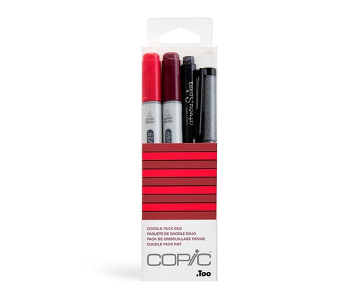 Zestaw Doodle Pack Red 2+2, COPIC Ciao-144127