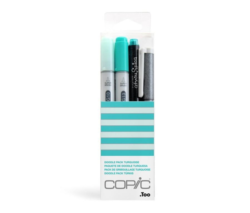 Zestaw Doodle Pack Turquoise 2+2, COPIC Ciao-144191