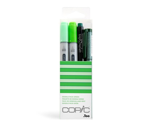 Zestaw Doodle Pack Green 2+2, COPIC Ciao-143973