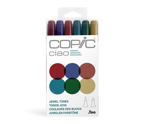 Zestaw Jewel tones , 6 szt. COPIC Ciao-144183