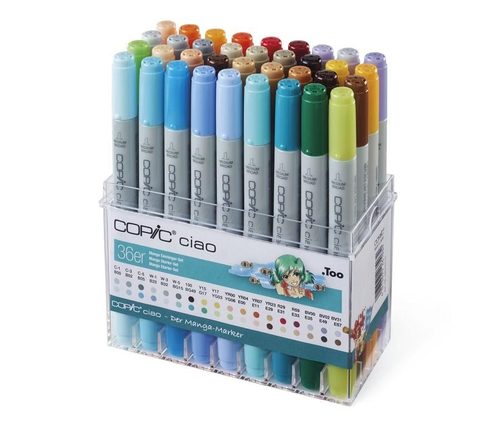 COPIC Ciao Markery Manga 36 szt  -144384