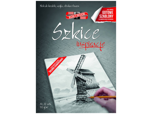 Blok inspiracje2 - szkice A4, 20 ark.,110 g-150477