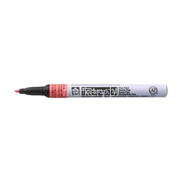Marker olejny Pen-Touch Sakura 1mm Fluo Red-151609