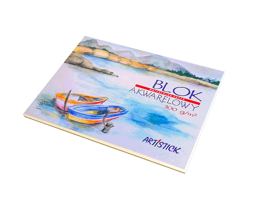 Blok akwarelowy 12 arkuszy 300 g/m2 formatu A5-129594