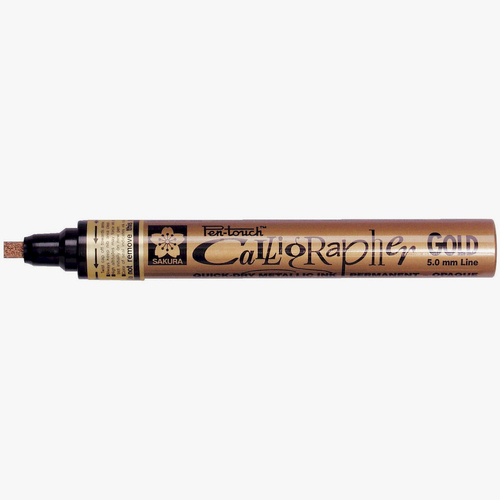 Sakura Pen-Touch Calligrapher Medium 5,0mm Gold-154757