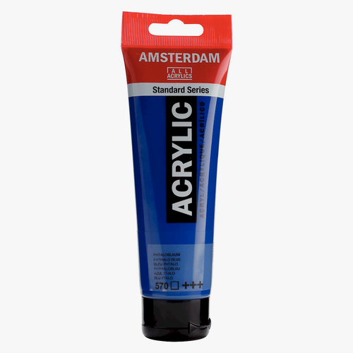 Talens Amsterdam Acryl Farba 570 Phth Blu 120ml-156432