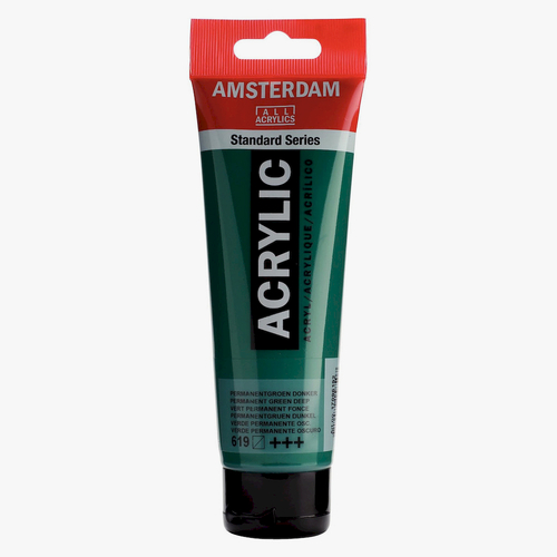 Talens Amsterdam Acryl Farba 619 Perm GreenD 120ml-156392